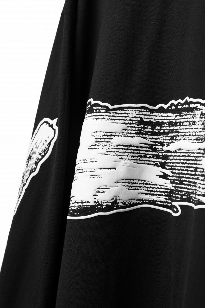 画像をギャラリービューアに読み込む, Y-3 Yohji Yamamoto GRAPHICS LONG SLEEVE TOP / SC JERSEY (BLACK)