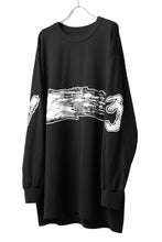 画像をギャラリービューアに読み込む, Y-3 Yohji Yamamoto GRAPHICS LONG SLEEVE TOP / SC JERSEY (BLACK)
