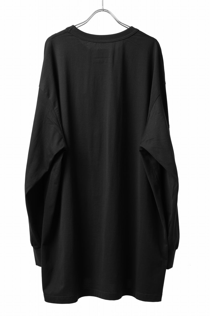 画像をギャラリービューアに読み込む, Y-3 Yohji Yamamoto GRAPHICS LONG SLEEVE TOP / SC JERSEY (BLACK)