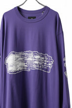 画像をギャラリービューアに読み込む, Y-3 Yohji Yamamoto GRAPHICS LONG SLEEVE TOP / SC JERSEY (PURPLE)