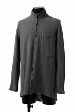 画像をギャラリービューアに読み込む, SOSNOVSKA CRUMPLED EDGES SHIRT (GREY)