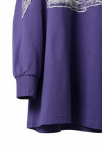画像をギャラリービューアに読み込む, Y-3 Yohji Yamamoto GRAPHICS LONG SLEEVE TOP / SC JERSEY (PURPLE)