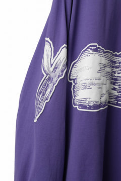 画像をギャラリービューアに読み込む, Y-3 Yohji Yamamoto GRAPHICS LONG SLEEVE TOP / SC JERSEY (PURPLE)