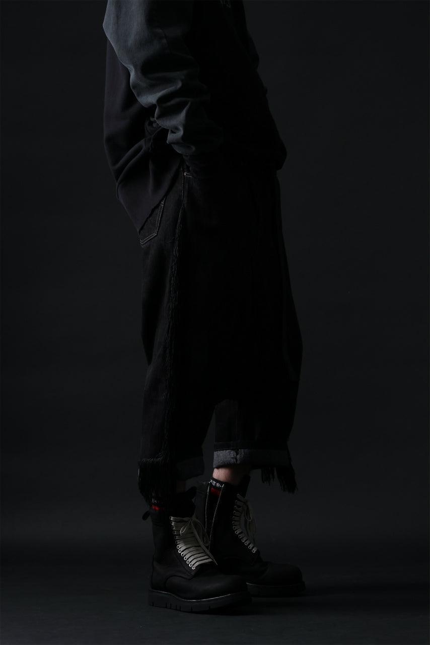 画像をギャラリービューアに読み込む, MASSIMO SABBADIN Re;BUILD "Levi's" DYEING LOWCLOTCH PANTS (black)