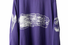 画像をギャラリービューアに読み込む, Y-3 Yohji Yamamoto GRAPHICS LONG SLEEVE TOP / SC JERSEY (PURPLE)