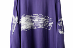 画像をギャラリービューアに読み込む, Y-3 Yohji Yamamoto GRAPHICS LONG SLEEVE TOP / SC JERSEY (PURPLE)