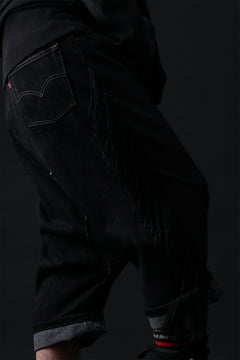 画像をギャラリービューアに読み込む, MASSIMO SABBADIN Re;BUILD "Levi's" DYEING LOWCLOTCH PANTS (black)