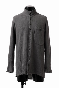 画像をギャラリービューアに読み込む, SOSNOVSKA CRUMPLED EDGES SHIRT (GREY)