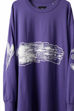 画像をギャラリービューアに読み込む, Y-3 Yohji Yamamoto GRAPHICS LONG SLEEVE TOP / SC JERSEY (PURPLE)