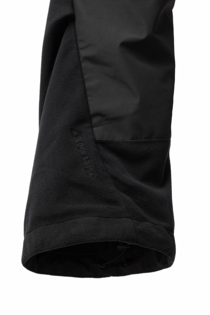 画像をギャラリービューアに読み込む, D-VEC x ALMOSTBLACK POLARTEC TROUSERS / GORE-TEX INFINIUM 2L (BLACK)