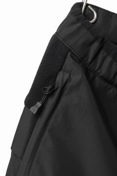 画像をギャラリービューアに読み込む, D-VEC x ALMOSTBLACK POLARTEC TROUSERS / GORE-TEX INFINIUM 2L (BLACK)