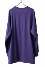 画像をギャラリービューアに読み込む, Y-3 Yohji Yamamoto GRAPHICS LONG SLEEVE TOP / SC JERSEY (PURPLE)