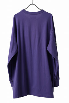 画像をギャラリービューアに読み込む, Y-3 Yohji Yamamoto GRAPHICS LONG SLEEVE TOP / SC JERSEY (PURPLE)