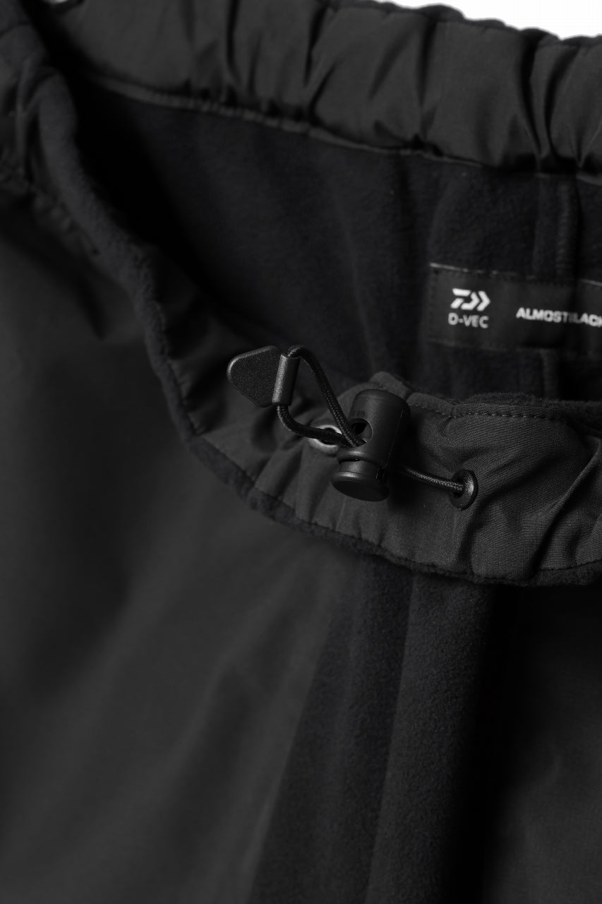 画像をギャラリービューアに読み込む, D-VEC x ALMOSTBLACK POLARTEC TROUSERS / GORE-TEX INFINIUM 2L (BLACK)