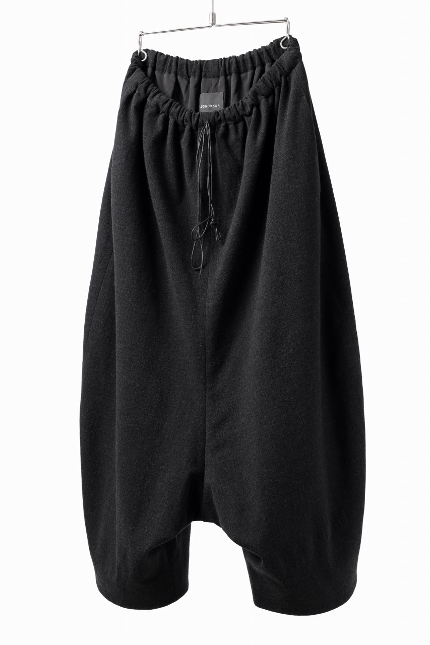 画像をギャラリービューアに読み込む, SOSNOVSKA RALL WOOLEN PANTS (BLACK)