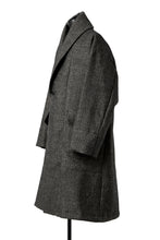画像をギャラリービューアに読み込む, KLASICA SAULT FOLK DOUBLE BREASTED OVER COAT / CLASSIC HERRING BONE (BLACK)