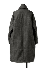 画像をギャラリービューアに読み込む, KLASICA SAULT FOLK DOUBLE BREASTED OVER COAT / CLASSIC HERRING BONE (BLACK)