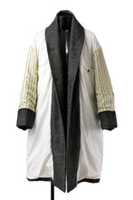 画像をギャラリービューアに読み込む, KLASICA SAULT FOLK DOUBLE BREASTED OVER COAT / CLASSIC HERRING BONE (BLACK)