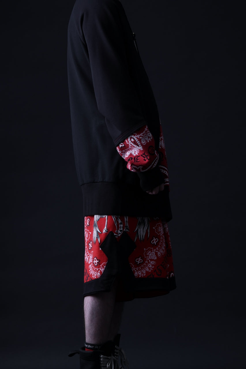 画像をギャラリービューアに読み込む, MASSIMO SABBADIN TOPS wt. CRAZY-PANEL BANDANA APP. (bk red)