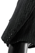 画像をギャラリービューアに読み込む, KLASICA HUNTS 10 BUTTONS DOLL BLAZER / LIGHT WEIGHT BLUR STRIPES (INK BLACK)