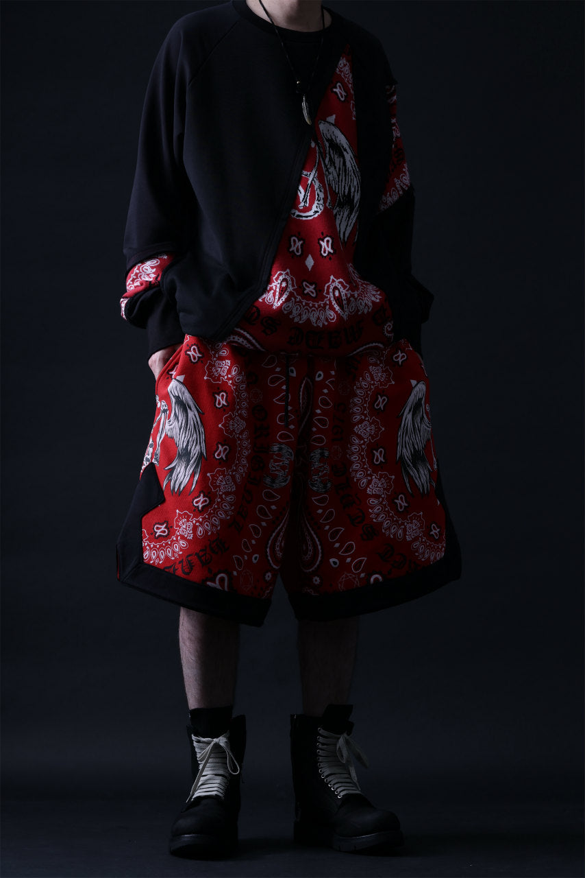 画像をギャラリービューアに読み込む, MASSIMO SABBADIN BASKET BALL SHORTS wt. MS BANDANA (sban 3)