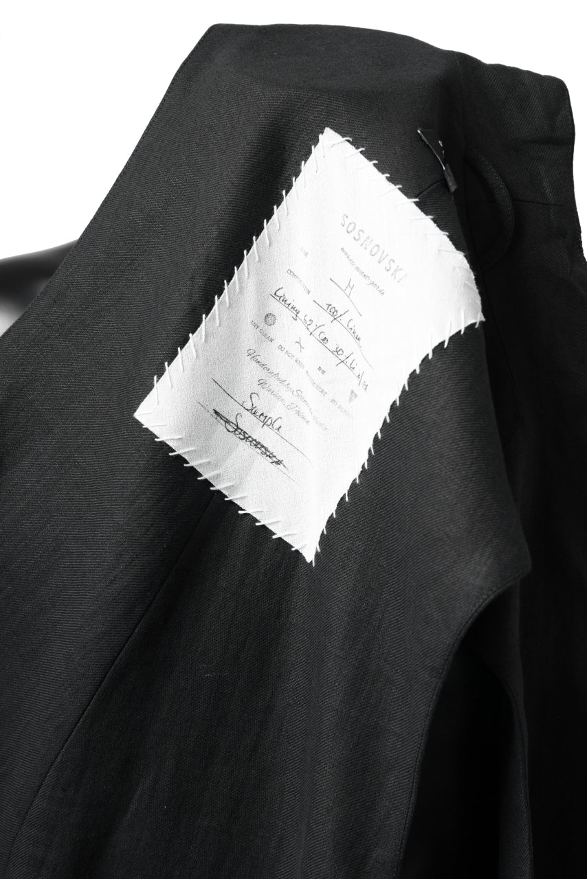 画像をギャラリービューアに読み込む, SOSNOVSKA STRUCTURAL INTERCALATION VEST (BLACK)