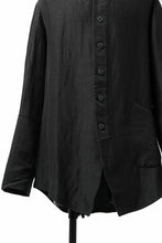 画像をギャラリービューアに読み込む, SOSNOVSKA COMBINED SILK BLAZER (BLACK)