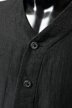 画像をギャラリービューアに読み込む, SOSNOVSKA COMBINED SILK BLAZER (BLACK)