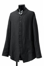 画像をギャラリービューアに読み込む, SOSNOVSKA COMBINED SILK BLAZER (BLACK)