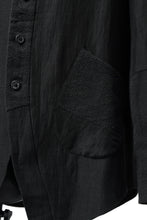 画像をギャラリービューアに読み込む, SOSNOVSKA COMBINED SILK BLAZER (BLACK)