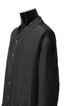 画像をギャラリービューアに読み込む, SOSNOVSKA COMBINED SILK BLAZER (BLACK)