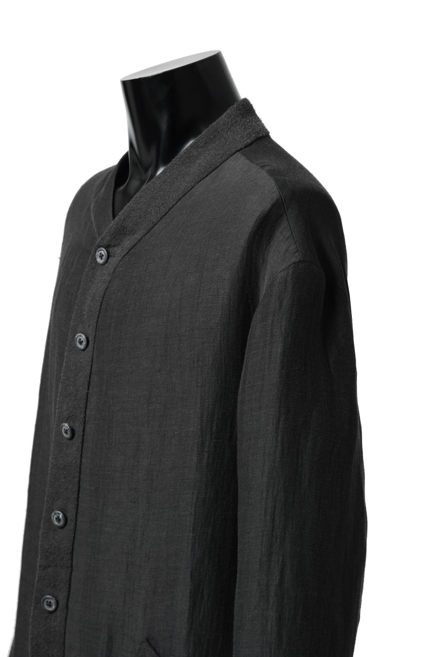 画像をギャラリービューアに読み込む, SOSNOVSKA COMBINED SILK BLAZER (BLACK)