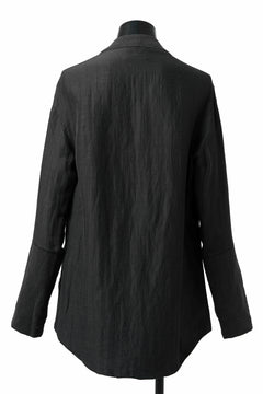 画像をギャラリービューアに読み込む, SOSNOVSKA COMBINED SILK BLAZER (BLACK)