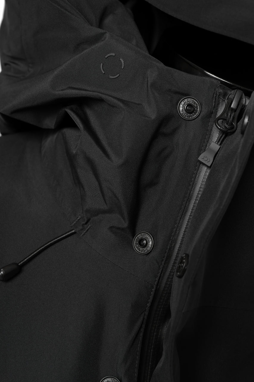 画像をギャラリービューアに読み込む, D-VEC x ALMOSTBLACK HOODED JACKET / GORE-TEX PRODUCT 2L PRIMALOFT SHELL (BLACK)