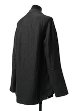 画像をギャラリービューアに読み込む, SOSNOVSKA COMBINED SILK BLAZER (BLACK)