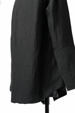 画像をギャラリービューアに読み込む, SOSNOVSKA COMBINED SILK BLAZER (BLACK)