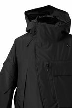 画像をギャラリービューアに読み込む, D-VEC x ALMOSTBLACK HOODED JACKET / GORE-TEX PRODUCT 2L PRIMALOFT SHELL (BLACK)