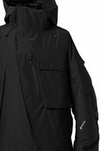 画像をギャラリービューアに読み込む, D-VEC x ALMOSTBLACK HOODED JACKET / GORE-TEX PRODUCT 2L PRIMALOFT SHELL (BLACK)