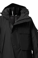画像をギャラリービューアに読み込む, D-VEC x ALMOSTBLACK HOODED JACKET / GORE-TEX PRODUCT 2L PRIMALOFT SHELL (BLACK)