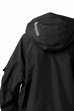 画像をギャラリービューアに読み込む, D-VEC x ALMOSTBLACK HOODED JACKET / GORE-TEX PRODUCT 2L PRIMALOFT SHELL (BLACK)