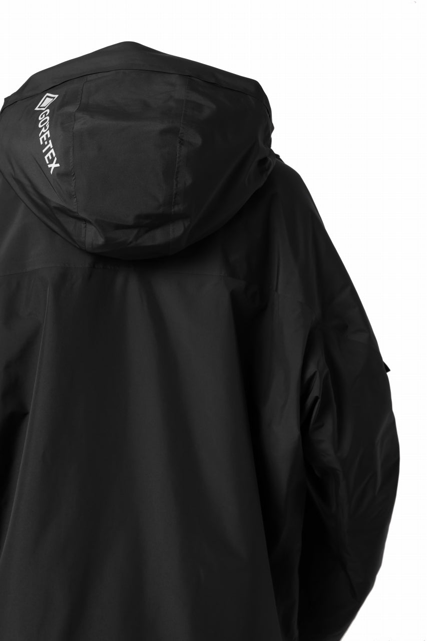 画像をギャラリービューアに読み込む, D-VEC x ALMOSTBLACK HOODED JACKET / GORE-TEX PRODUCT 2L PRIMALOFT SHELL (BLACK)