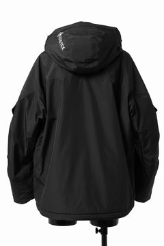 画像をギャラリービューアに読み込む, D-VEC x ALMOSTBLACK HOODED JACKET / GORE-TEX PRODUCT 2L PRIMALOFT SHELL (BLACK)