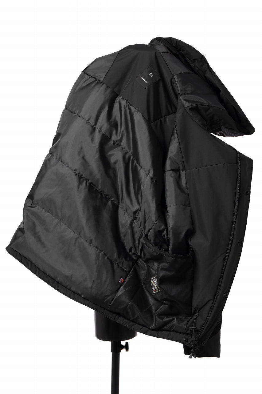 画像をギャラリービューアに読み込む, D-VEC x ALMOSTBLACK HOODED JACKET / GORE-TEX PRODUCT 2L PRIMALOFT SHELL (BLACK)