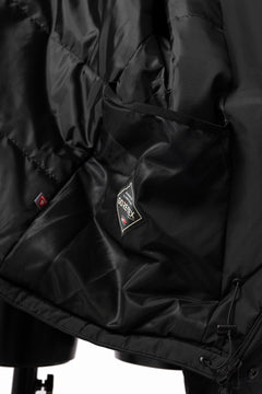 画像をギャラリービューアに読み込む, D-VEC x ALMOSTBLACK HOODED JACKET / GORE-TEX PRODUCT 2L PRIMALOFT SHELL (BLACK)