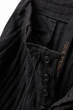 画像をギャラリービューアに読み込む, forme d&#39;expression 2-Tucked Sarouel Pants (Black)