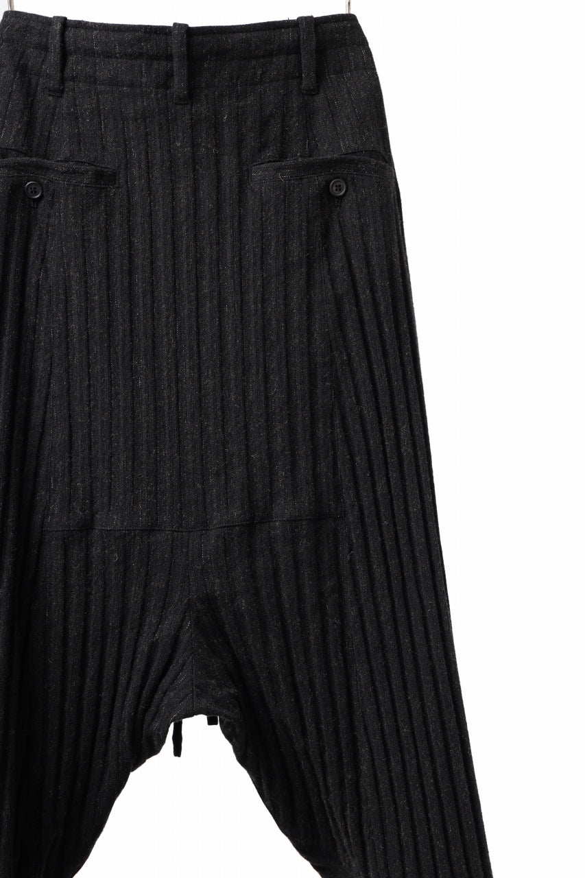 画像をギャラリービューアに読み込む, forme d&#39;expression 2-Tucked Sarouel Pants (Black)