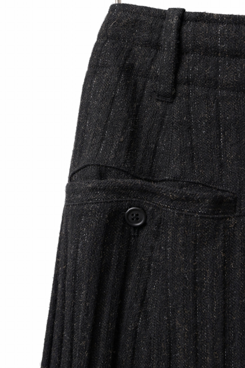 画像をギャラリービューアに読み込む, forme d&#39;expression 2-Tucked Sarouel Pants (Black)