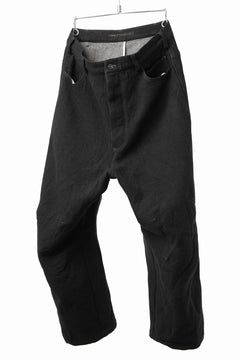 画像をギャラリービューアに読み込む, forme d'expression Baggy 5 Pocket Pants (Black)