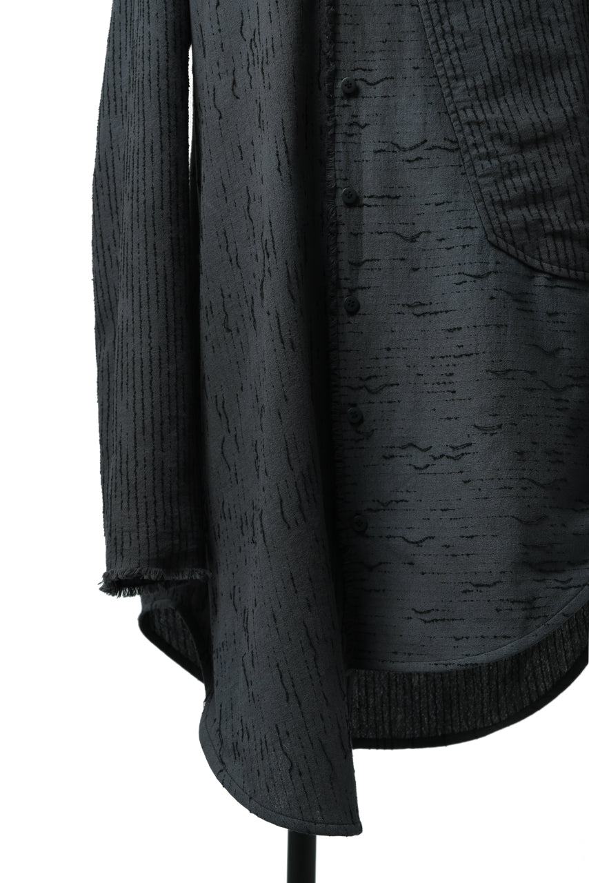 画像をギャラリービューアに読み込む, SOSNOVSKA EXTENDED THREADS SHIRT (BLACK)