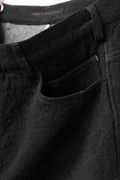 画像をギャラリービューアに読み込む, forme d'expression Baggy 5 Pocket Pants (Black)
